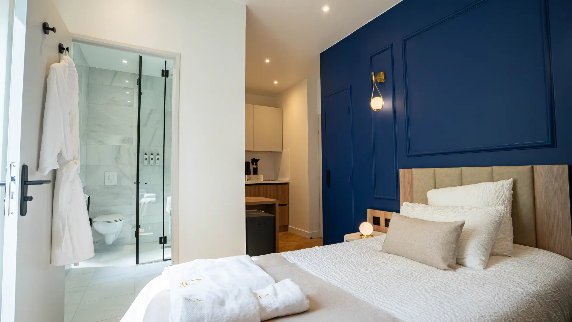 Chambre et salle d'eau, Appart' 1 personne