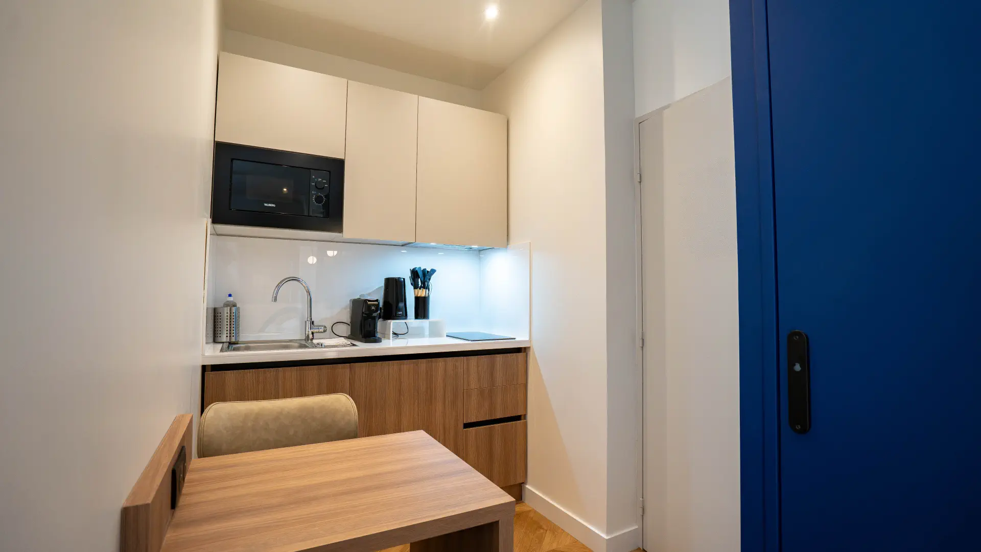 Kitchenette équipée de l'Appart' 1 personne